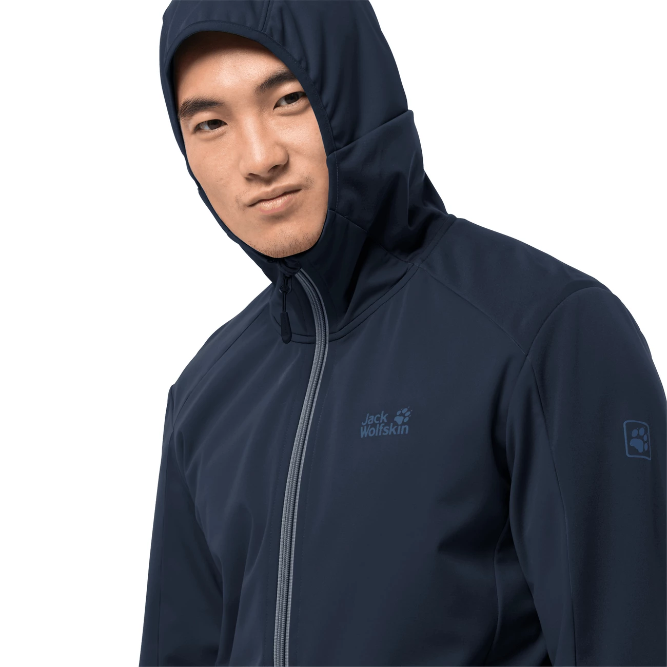 Tout neuf 🎁 Randonnee Pedestre Homme Jack Wolfskin Veste Imperméable Jack Wolfskin Go Hike Softshell BLEU 🥰 2 Tout neuf 🎁 Randonnee Pedestre Homme Jack Wolfskin Veste Imperméable Jack Wolfskin Go Hike Softshell BLEU 🥰 – Image 2