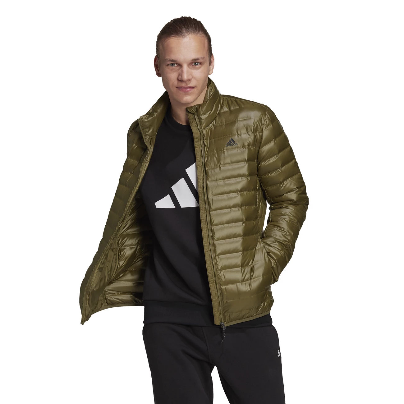 Budget 🎁 Randonnee Pedestre Homme Adidas Doudoune Adidas Varilite VERT 👏 6 Budget 🎁 Randonnee Pedestre Homme Adidas Doudoune Adidas Varilite VERT 👏 – Image 6