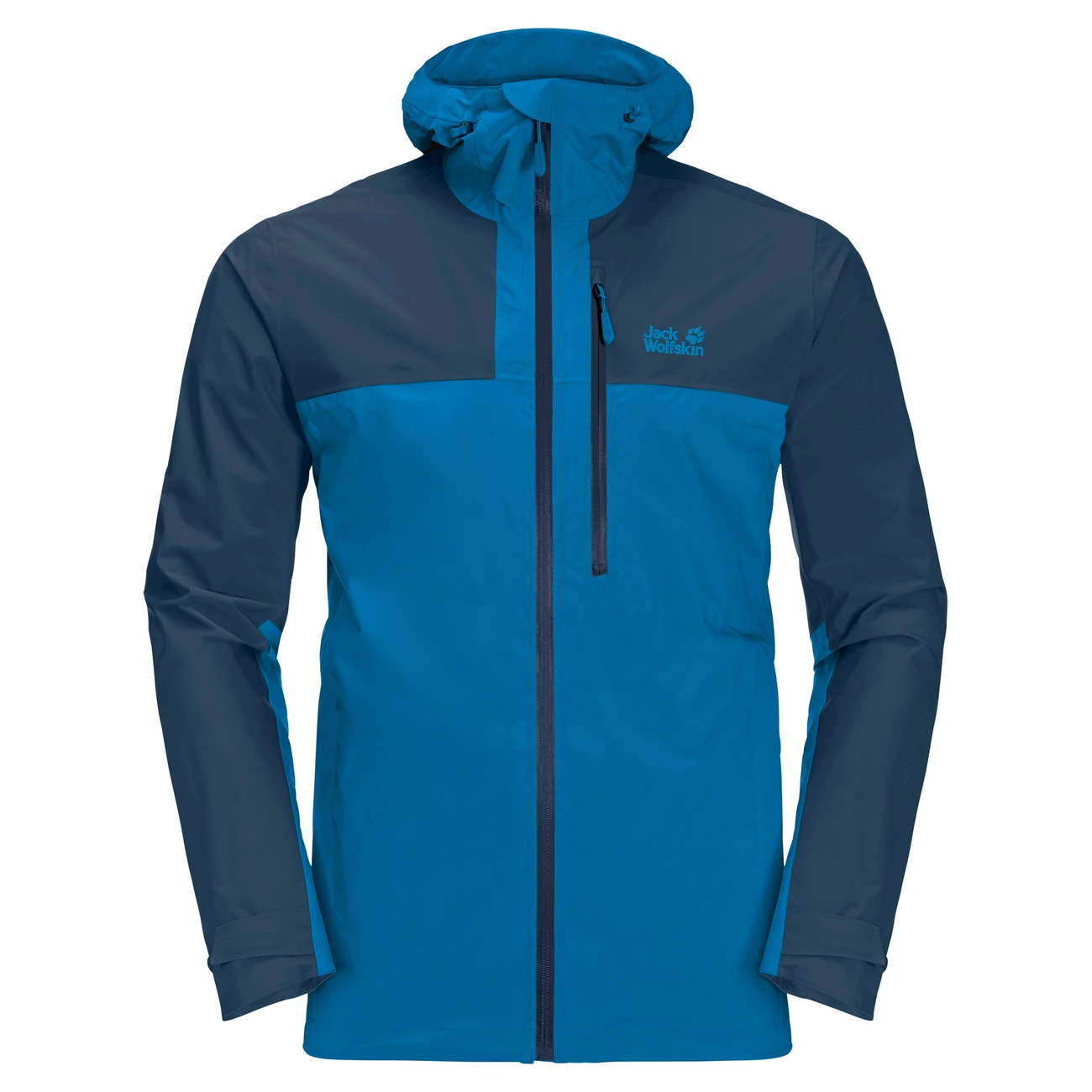 Vente flash 😀 Randonnee Pedestre Homme Jack Wolfskin Veste Imperméable Jack Wolfskin Go Hike BLEU ⭐ 4 Vente flash 😀 Randonnee Pedestre Homme Jack Wolfskin Veste Imperméable Jack Wolfskin Go Hike BLEU ⭐ – Image 4
