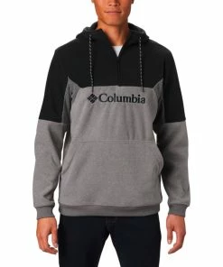 Meilleur prix 🔔 SWEAT CAPUCHE Randonnée Homme COLUMBIA LODGE II FLEECE ⭐