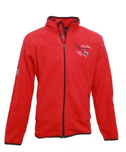 Top 10 🎁 Mode- Lifestyle Homme Peak Mountain Polaire Homme Conac ROUGE 👏