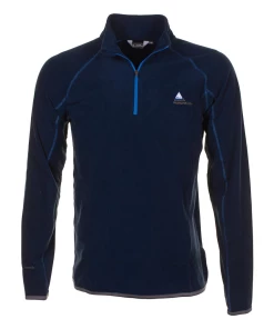 Promo 🥰 Ski Alpin Homme Peak Mountain Peak Mountain - Sweat Polaire Homme Cafine- Marine BLEU ✔️