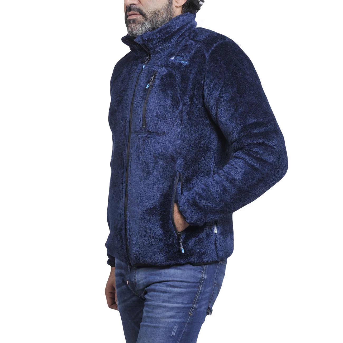 Meilleure vente 🤩 Mode- Lifestyle Homme Peak Mountain Blouson Polaire Homme Carian BLEU 🔔 4 Meilleure vente 🤩 Mode- Lifestyle Homme Peak Mountain Blouson Polaire Homme Carian BLEU 🔔 – Image 4