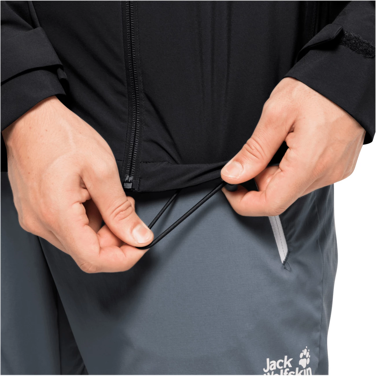 Coupon ⌛ Randonnee Pedestre Homme Jack Wolfskin Veste Imperméable Jack Wolfskin Highest Peak NOIR 🎉 5 Coupon ⌛ Randonnee Pedestre Homme Jack Wolfskin Veste Imperméable Jack Wolfskin Highest Peak NOIR 🎉 – Image 5