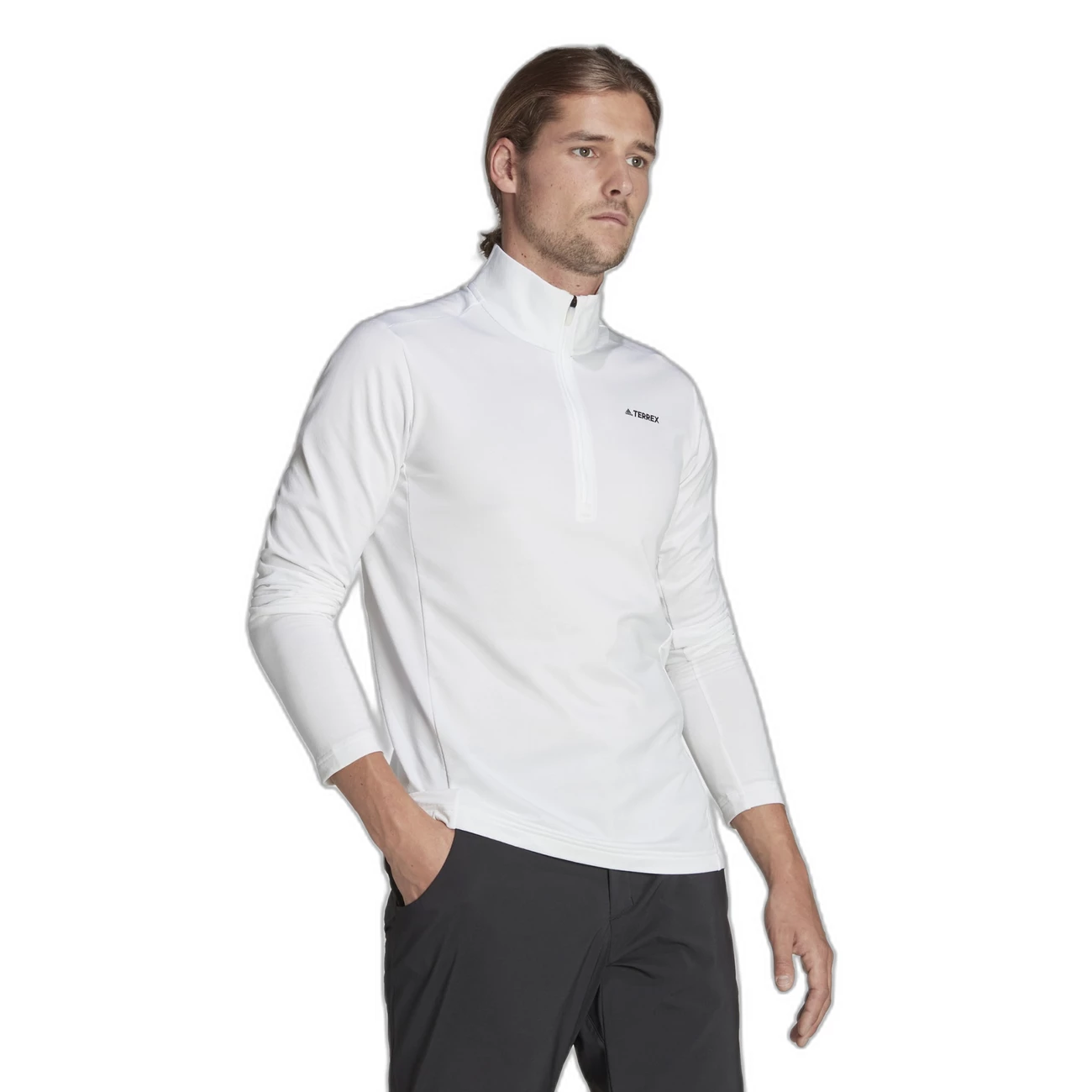 Tout neuf 🎁 Randonnee Pedestre Homme Adidas Veste Molleton 1/2 Zip Adidas Terrex Everyhike BLANC 👏 3 Tout neuf 🎁 Randonnee Pedestre Homme Adidas Veste Molleton 1/2 Zip Adidas Terrex Everyhike BLANC 👏 – Image 3