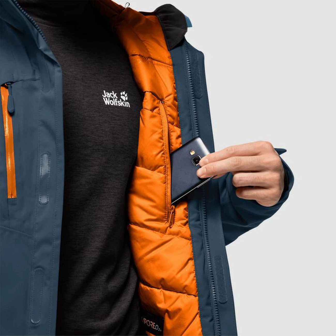 Coupon ⭐ Randonnee Pedestre Homme Jack Wolfskin Veste Jack Wolfskin Troposphere BLEU 🌟 4 Coupon ⭐ Randonnee Pedestre Homme Jack Wolfskin Veste Jack Wolfskin Troposphere BLEU 🌟 – Image 4