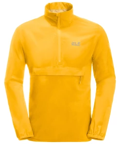Tout neuf 🎁 Randonnee Pedestre Homme Jack Wolfskin Veste Imperméable Jack Wolfskin Pack & Go Overhead JAUNE 🥰 -Columbia Shop 3008b049607c4744adba108d479f8e9e