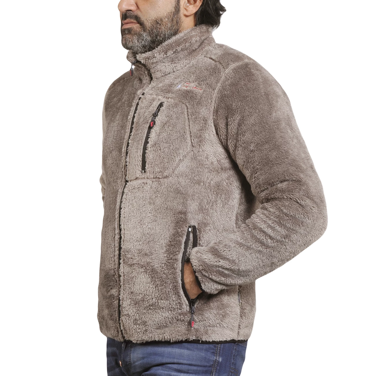 Meilleure affaire ⌛ Mode- Lifestyle Homme Peak Mountain Blouson Polaire Homme Carian MARRON 🎁 5 Meilleure affaire ⌛ Mode- Lifestyle Homme Peak Mountain Blouson Polaire Homme Carian MARRON 🎁 – Image 5