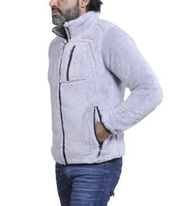 Vente flash 🧨 Mode- Lifestyle Homme Peak Mountain Blouson Polaire Homme Carian GRIS 🎉