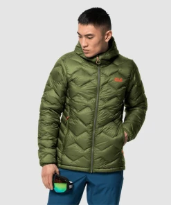 Budget 👍 Randonnee Pedestre Homme Jack Wolfskin Veste Jack Wolfskin Argo Peak VERT 😀