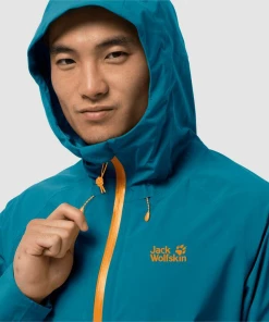 Sortie 👍 Randonnee Pedestre Homme Jack Wolfskin Veste Jack Wolfskin Highest Peak BLEU 🛒 -Columbia Shop 392b06efec8b4a04a178c55dad50c272