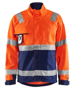 Sortie 😀 Randonnee Pedestre Adulte Blaklader Veste Haute Visibilité Blaklader Light Weight ORANGE ⭐
