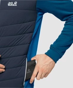 Sortie 🔔 Randonnee Pedestre Homme Jack Wolfskin Polaire Jack Wolfskin Crossing Peak BLEU 🛒 -Columbia Shop 3afe29ca637849ff812e7d83e3782ec1