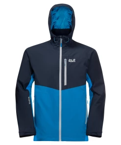 Coupon 🌟 Randonnee Pedestre Homme Jack Wolfskin Veste Imperméable Jack Wolfskin Eagle Peak BLEU 🛒 -Columbia Shop 42c69a8c85b340d1b6368469395df27d