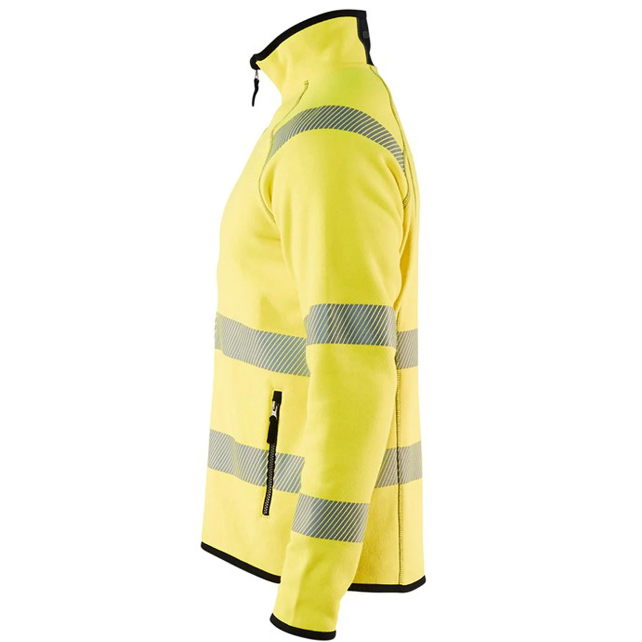 Tout neuf 😍 Randonnee Pedestre Adulte Blaklader Veste Tricotée Haute Visibilité Blaklader Zip Central JAUNE 😀 2 Tout neuf 😍 Randonnee Pedestre Adulte Blaklader Veste Tricotée Haute Visibilité Blaklader Zip Central JAUNE 😀 – Image 2