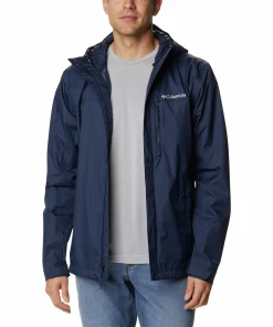 Tout neuf ⭐ Randonnee Pedestre Homme Columbia Veste Imperméable Columbia Pouring Adventure Ii BLEU 👍 -Columbia Shop 4a0c26510e7447a989350caf265c9c05