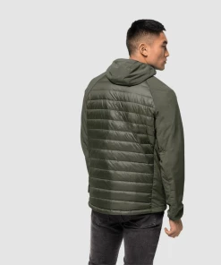 Tout neuf 🔔 Randonnee Pedestre Homme Jack Wolfskin Veste Jack Wolfskin Jwp Hybrid VERT ✨