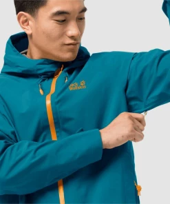 Sortie 👍 Randonnee Pedestre Homme Jack Wolfskin Veste Jack Wolfskin Highest Peak BLEU 🛒 -Columbia Shop 530aa10851d74f4e899cc21b38856915