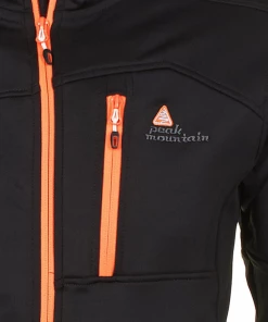 Offres ❤️ Ski Homme Peak Mountain Veste Polaire Peak Moutain Campus NOIR 😉