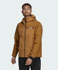 Sortie 👍 Randonnee Pedestre Homme Adidas Veste Adidas Terrex Multi Rain.rdy Primegreen Insulated 2l Rain MARRON ✨ -Columbia Shop 5cde1ab33f484379afd6b7c25406d009