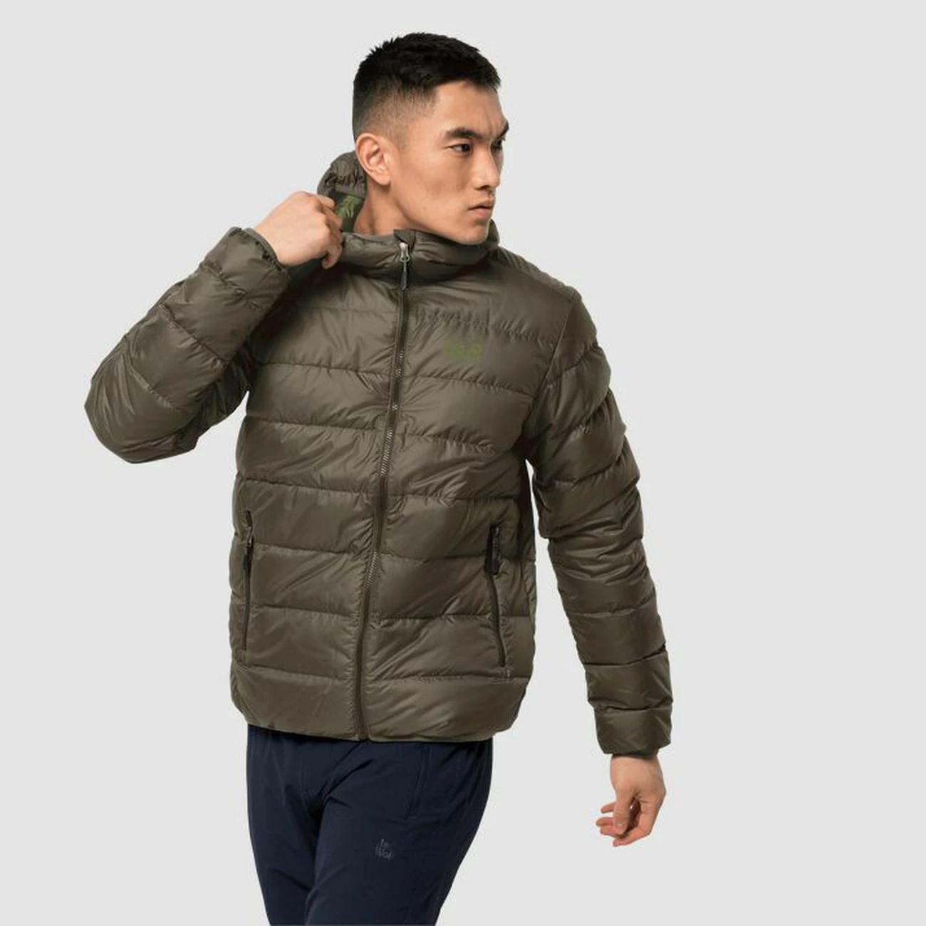 Coupon ⌛ Randonnee Pedestre Homme Jack Wolfskin Doudoune À Capuche Jack Wolfskin Helium 3xl VERT 😍 3 Coupon ⌛ Randonnee Pedestre Homme Jack Wolfskin Doudoune À Capuche Jack Wolfskin Helium 3xl VERT 😍 – Image 3