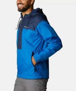 Coupon 🎁 Randonnee Pedestre Homme Columbia Veste Columbia Flash Challenger Anorak BLEU ⌛ -Columbia Shop 6b03f5c67e2a4f2586738166bba0eb14