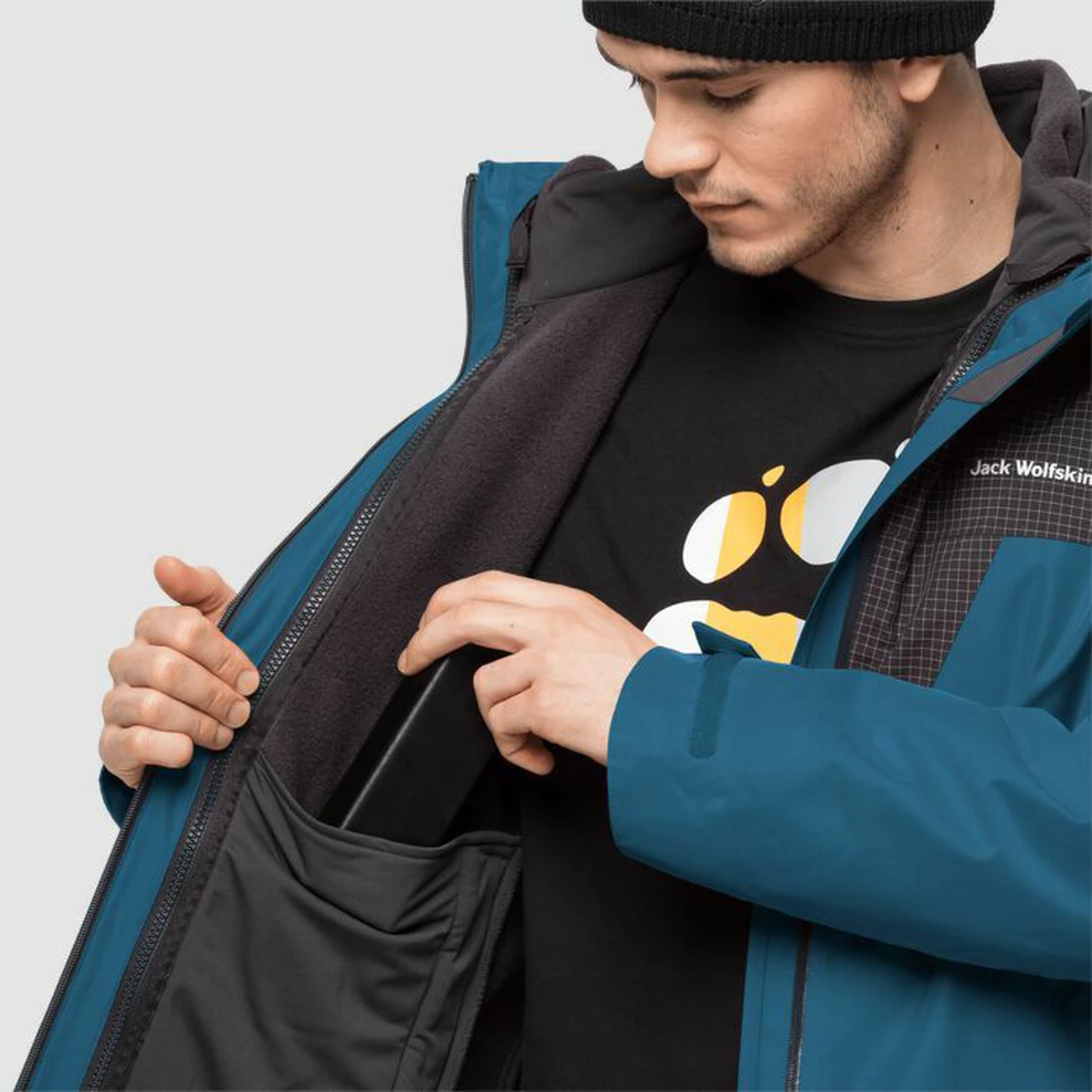 Vente flash 🧨 Randonnee Pedestre Homme Jack Wolfskin Veste 3 En 1 Jack Wolfskin Dna Rhapsody 3xl BLEU ❤️ 2 Vente flash 🧨 Randonnee Pedestre Homme Jack Wolfskin Veste 3 En 1 Jack Wolfskin Dna Rhapsody 3xl BLEU ❤️ – Image 2