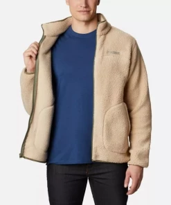 Budget ⌛ Sports Dhivers Homme Columbia Columbia Polaire Rugged Ridge™ Ii Homme Sherpa Ancient Fossil Polaire AUTRE ✔️