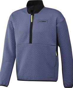 Le moins cher ✔️ Randonnee Pedestre Homme Adidas Polaire Adidas Terrex Hike 1/2 Zip Fleece VIOLET ❤️