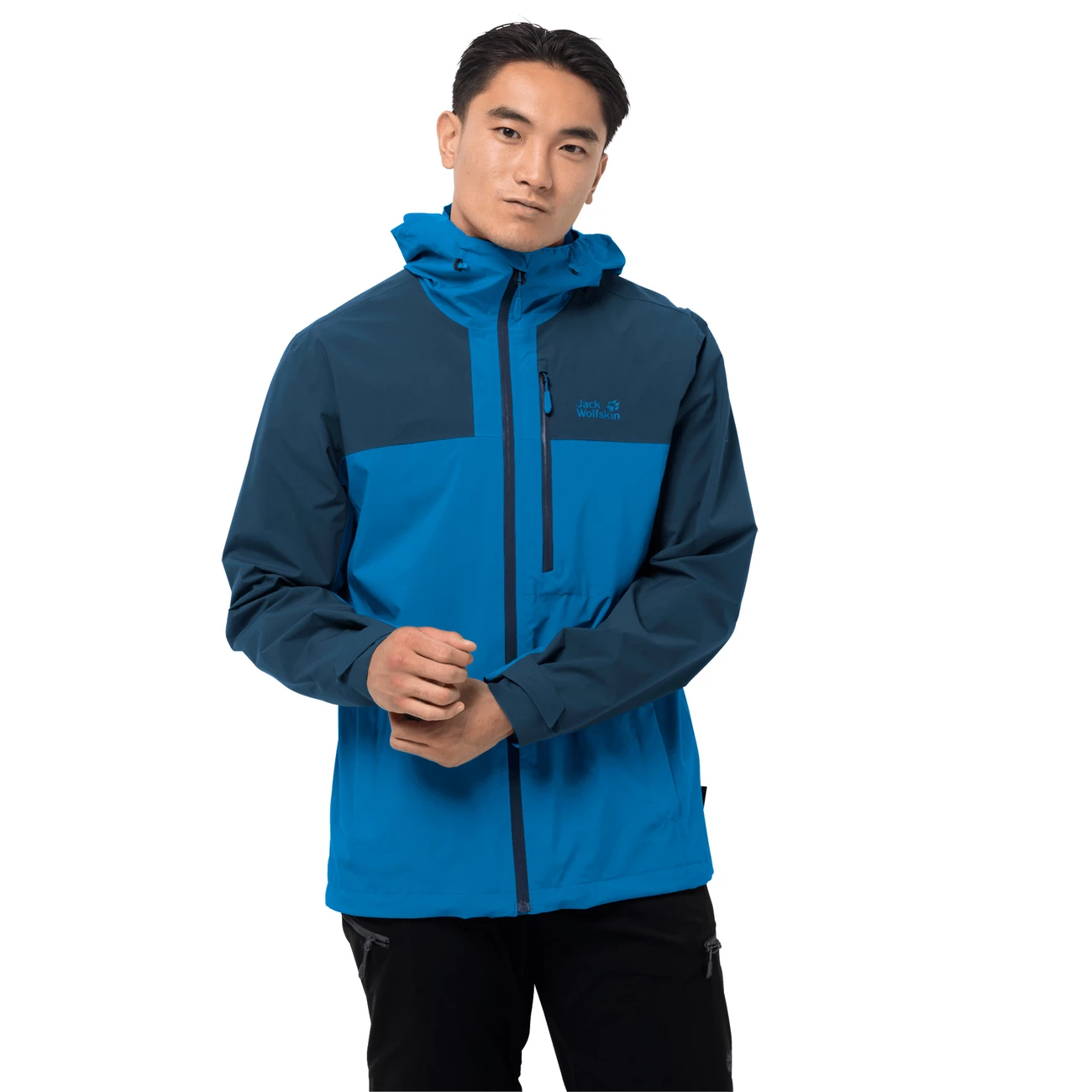 Vente flash 😀 Randonnee Pedestre Homme Jack Wolfskin Veste Imperméable Jack Wolfskin Go Hike BLEU ⭐ 1 Vente flash 😀 Randonnee Pedestre Homme Jack Wolfskin Veste Imperméable Jack Wolfskin Go Hike BLEU ⭐