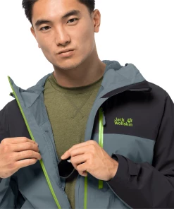 Coupon 🔥 Randonnee Pedestre Homme Jack Wolfskin Veste Imperméable Jack Wolfskin Go Hike GRIS 👏 -Columbia Shop 84aec7f96fe744f29646fc6dbc96780e