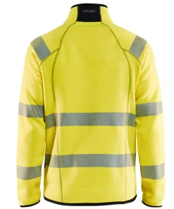 Tout neuf 😍 Randonnee Pedestre Adulte Blaklader Veste Tricotée Haute Visibilité Blaklader Zip Central JAUNE 😀
