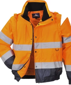 Top 10 👏 Randonnee Pedestre Adulte Portwest Blouson 2 En 1 Haute Visibilité Portwest ORANGE 🌟