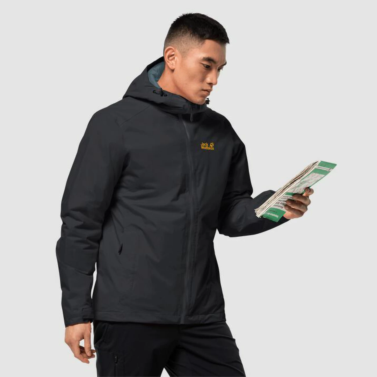 Remise 🔥 Randonnee Pedestre Homme Jack Wolfskin Veste Jack Wolfskin Frosty Morning GRIS 🌟 6 Remise 🔥 Randonnee Pedestre Homme Jack Wolfskin Veste Jack Wolfskin Frosty Morning GRIS 🌟 – Image 6