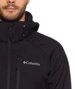 Vente flash 👍 Montagne Homme Columbia Columbia Cascade Ridge Ii Softshell NOIR 😀