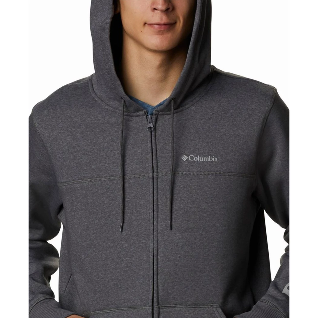 Vente flash 🥰 Randonnee Pedestre Homme Columbia Veste Zippée Columbia Logo Fleece GRIS 🥰 6 Vente flash 🥰 Randonnee Pedestre Homme Columbia Veste Zippée Columbia Logo Fleece GRIS 🥰 – Image 6