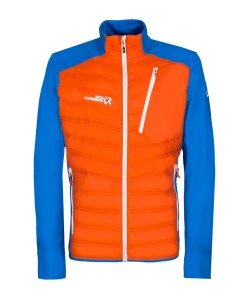 Vente flash 💯 Randonnee Pedestre Homme Rock Veste Hybride Rock Experience Parker ORANGE 👍