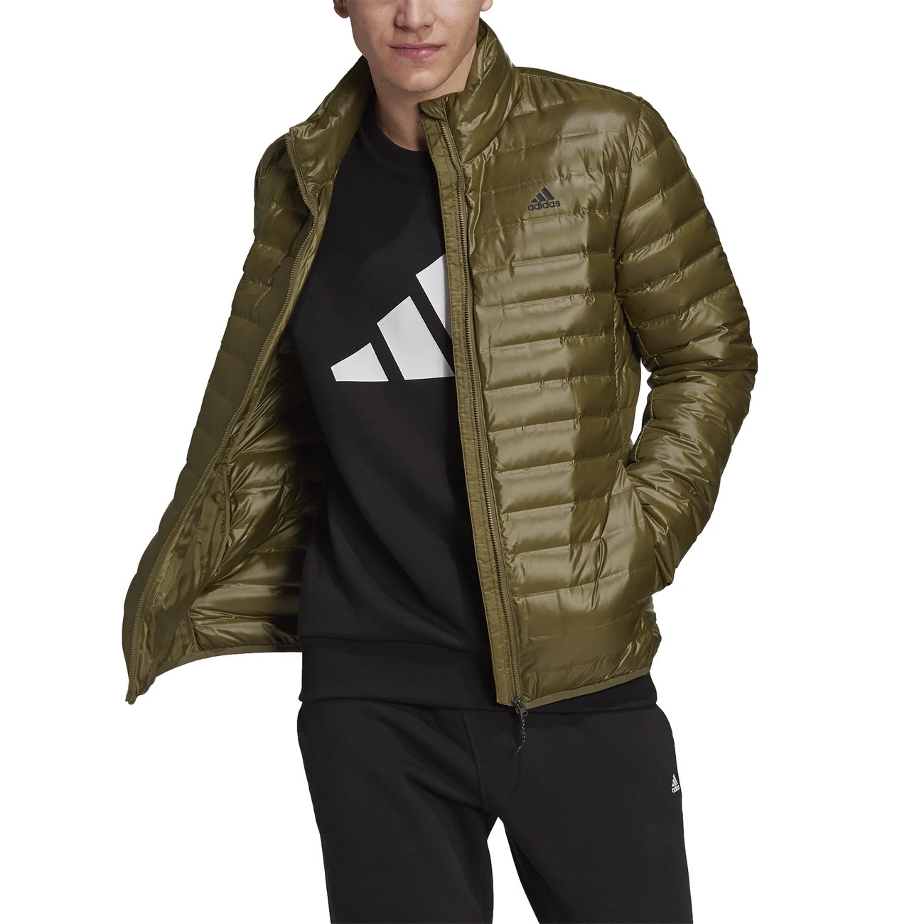 Budget 🎁 Randonnee Pedestre Homme Adidas Doudoune Adidas Varilite VERT 👏 3 Budget 🎁 Randonnee Pedestre Homme Adidas Doudoune Adidas Varilite VERT 👏 – Image 3