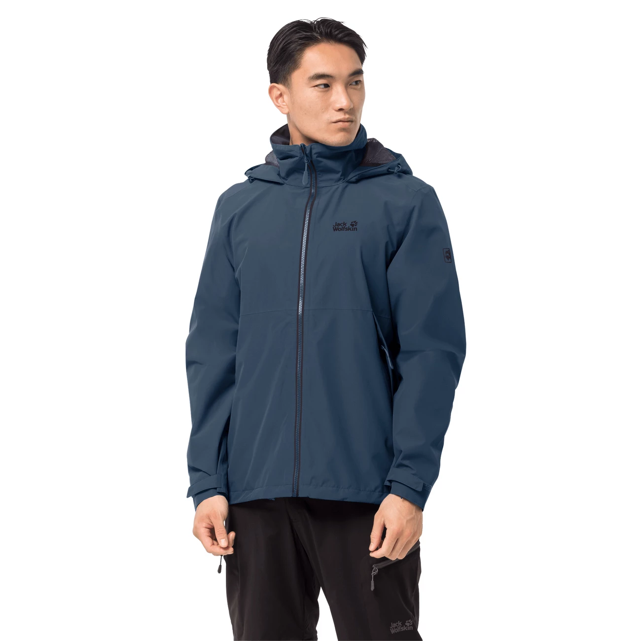 Vente flash 🔥 Randonnee Pedestre Homme Jack Wolfskin Veste Imperméable Jack Wolfskin Evandale BLEU 👍 5 Vente flash 🔥 Randonnee Pedestre Homme Jack Wolfskin Veste Imperméable Jack Wolfskin Evandale BLEU 👍 – Image 5