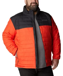 Vente flash ⌛ Randonnee Pedestre Homme Columbia Veste Columbia Powder Lite ORANGE 😀 -Columbia Shop b291c7e65667448690ce069fe4e41e6e 1