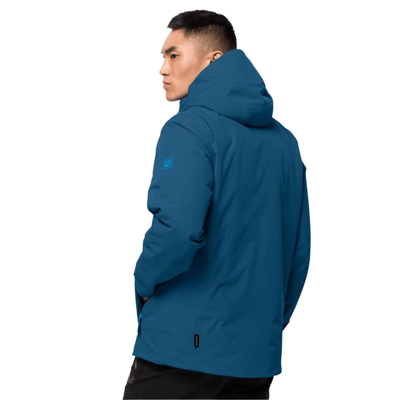 Vente flash 🔥 Randonnee Pedestre Homme Jack Wolfskin Veste À Capuche Jack Wolfskin Argon Storm BLEU 🎉 4 Vente flash 🔥 Randonnee Pedestre Homme Jack Wolfskin Veste À Capuche Jack Wolfskin Argon Storm BLEU 🎉 – Image 4