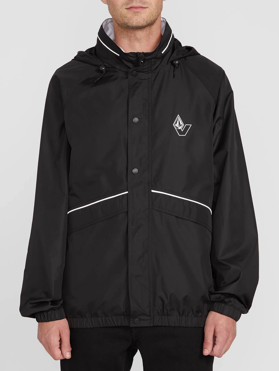 Bon marché 🧨 Randonnee Pedestre Homme Volcom Veste Légère Volcom Cj Collins Windbrkr Black Homme NOIR 😀 2 Bon marché 🧨 Randonnee Pedestre Homme Volcom Veste Légère Volcom Cj Collins Windbrkr Black Homme NOIR 😀 – Image 2