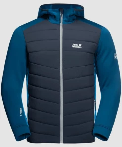 Sortie 🔔 Randonnee Pedestre Homme Jack Wolfskin Polaire Jack Wolfskin Crossing Peak BLEU 🛒 -Columbia Shop b94d1786c0734822818d8112a17ae83d