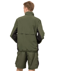 Top 10 ⭐ Randonnee Pedestre Homme Jack Wolfskin Veste Imperméable Jack Wolfskin 365 Rebel Overhead VERT 😀