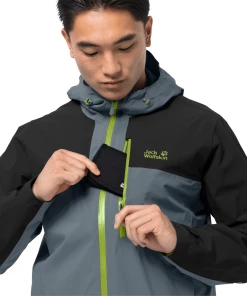 Coupon 🔥 Randonnee Pedestre Homme Jack Wolfskin Veste Imperméable Jack Wolfskin Go Hike GRIS 👏 -Columbia Shop bf0ef5b3f1a14472a995f87696ef0d29