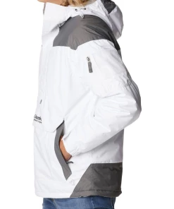 Sortie 😀 Randonnee Pedestre Homme Columbia Veste 1/2 Zip Columbia Challenger BLANC 👏