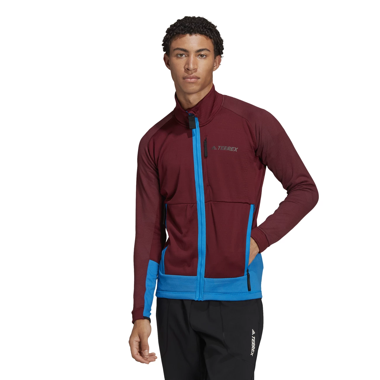 Budget ✨ Randonnee Pedestre Homme Adidas Veste De Randonnée Adidas Terrex Tech Flooce ROUGE 🥰 2 Budget ✨ Randonnee Pedestre Homme Adidas Veste De Randonnée Adidas Terrex Tech Flooce ROUGE 🥰 – Image 2