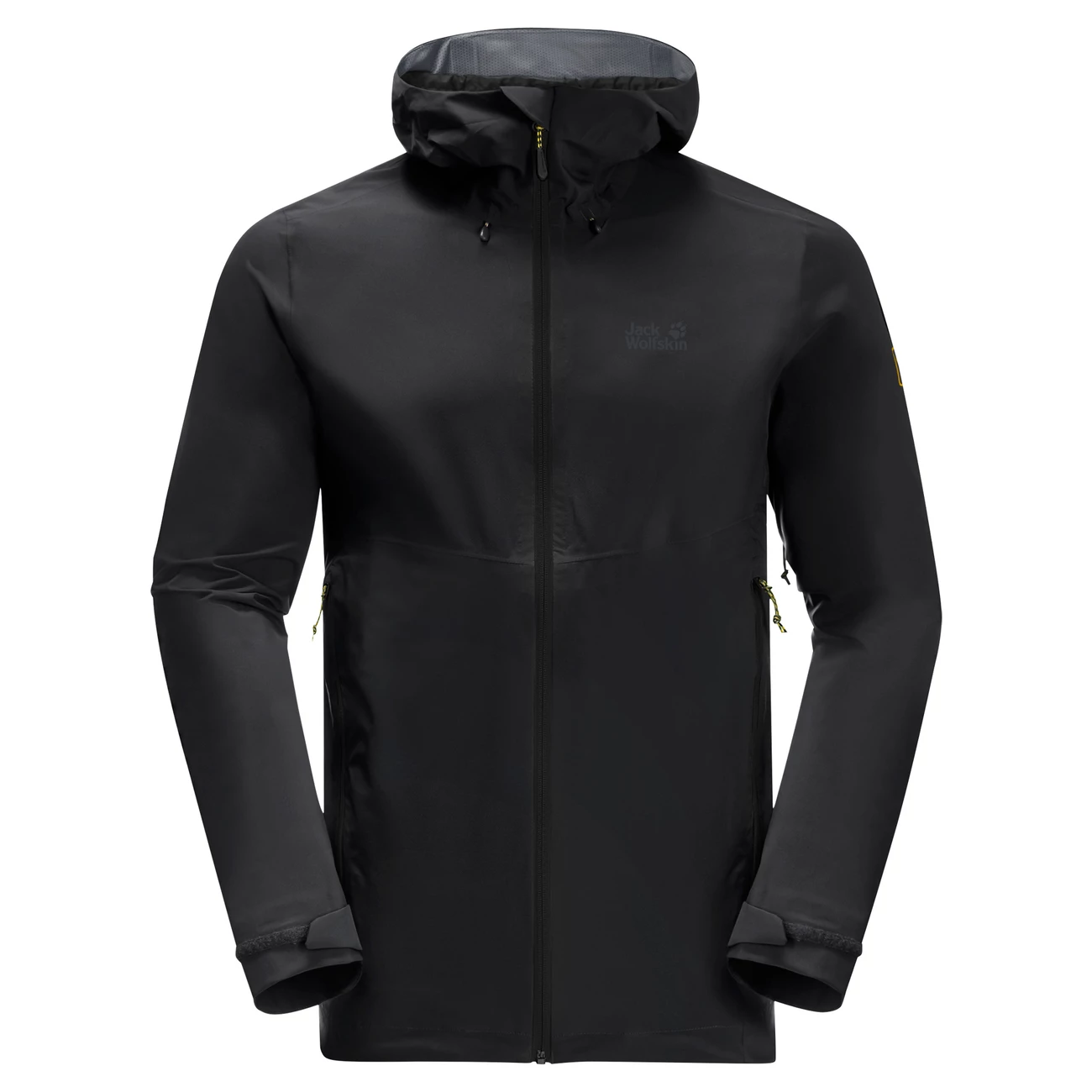 Coupon ⌛ Randonnee Pedestre Homme Jack Wolfskin Veste Imperméable Jack Wolfskin Highest Peak NOIR 🎉 2 Coupon ⌛ Randonnee Pedestre Homme Jack Wolfskin Veste Imperméable Jack Wolfskin Highest Peak NOIR 🎉 – Image 2