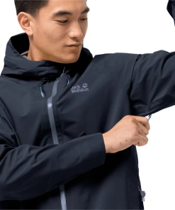Budget 😍 Randonnee Pedestre Homme Jack Wolfskin Veste Imperméable Jack Wolfskin Highest Peak BLEU ⌛ -Columbia Shop cbcf4ba5f8c04b059a1b2ea0e3113137 1