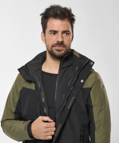 Vente flash 👏 Randonnee Pedestre Homme Lafuma Veste Gore-tex - Homme - Kaki - Jaipur Gore-tex 3in1fleece VERT 😀